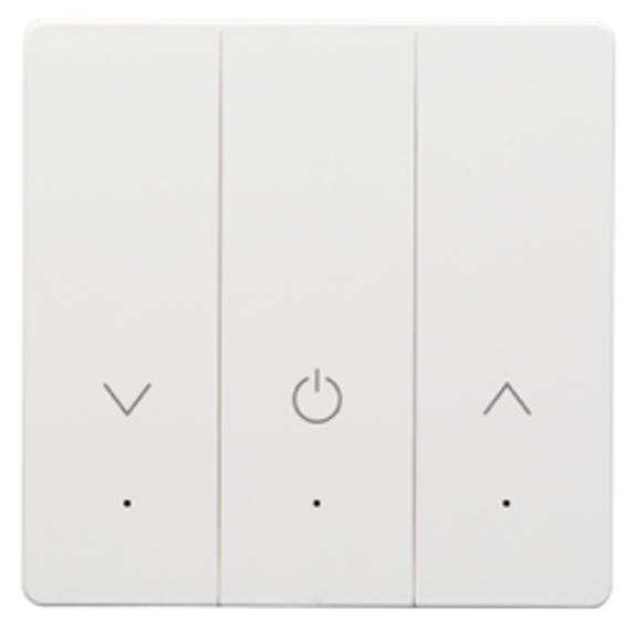 Tuya WiFi Fan Dimmer Switch with Neutral Line, 250W Load, Tempered Glass Panel, Compatible with Alexa & Google Home